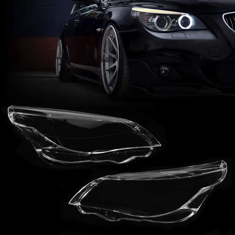 Пара автомобильных фар L &amp R абажур для объектива E60 E61 520i 520d 523i 525i 530xi 535d 540i 545i |