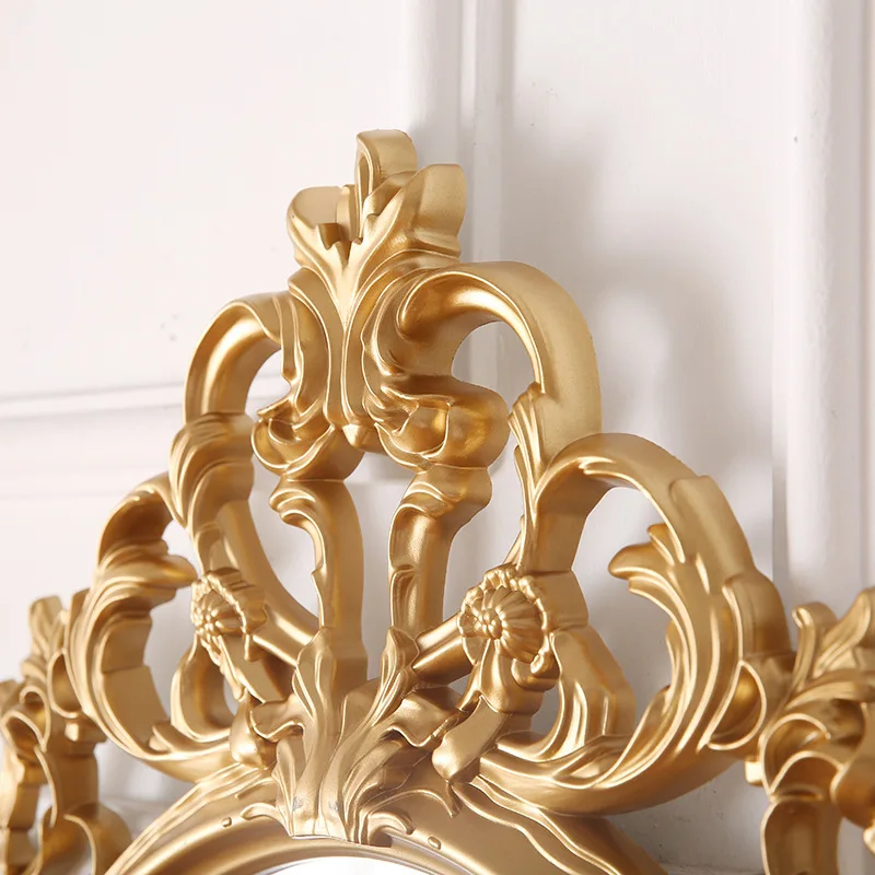 Европейское классическое овальное декоративное зеркало для ванной комнаты