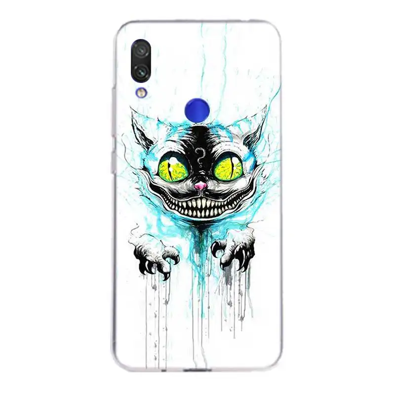 alice in wonderland cheshire cat Case For Xiaomi Redmi Note 7 6 Pro 5 4 4X K20 7A Y3 S2 5A 6A Xiomi Pocophone F1 9T 9 SE 8 A2 |