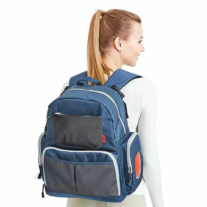 

Сумка для подгузников для мам, водонепроницаемый дорожный рюкзак, вместительные сумки, многофункциональный органайзер для хранения для ух...