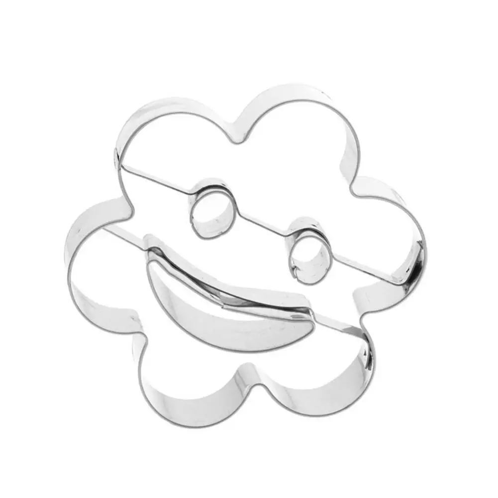 Смайлик для приготовления печенья набор из 4 штук Нержавеющая сталь Овощной