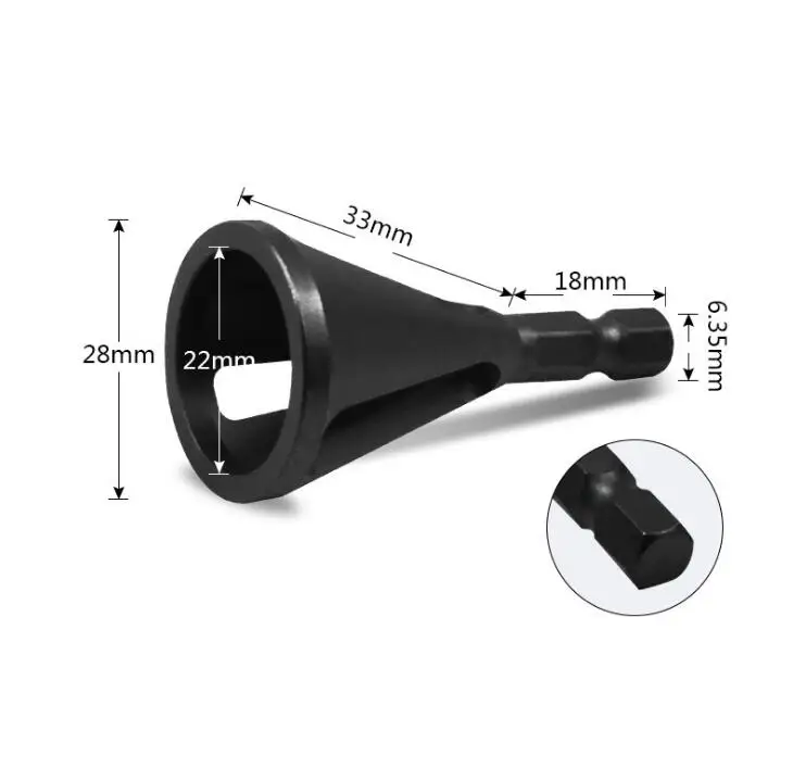 2kinds triangle Six corners Stainless Steel Deburring Tool Durable Remove Burr External Chamfer for Drill Bit metal drill | Инструменты