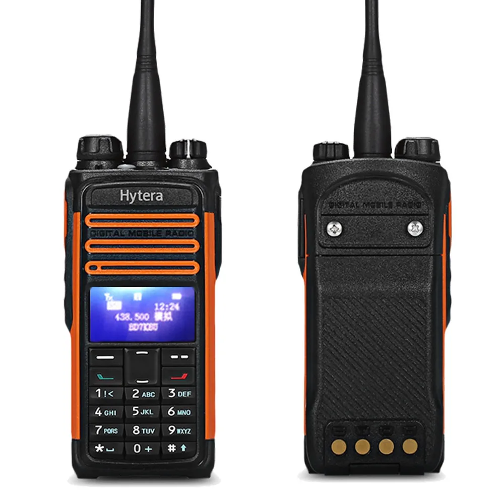 Hyt-td580 Hytera 1.3 дюймов OLED DMR цифровой Двухканальные рации с Bluetooth и дополнительно GPS