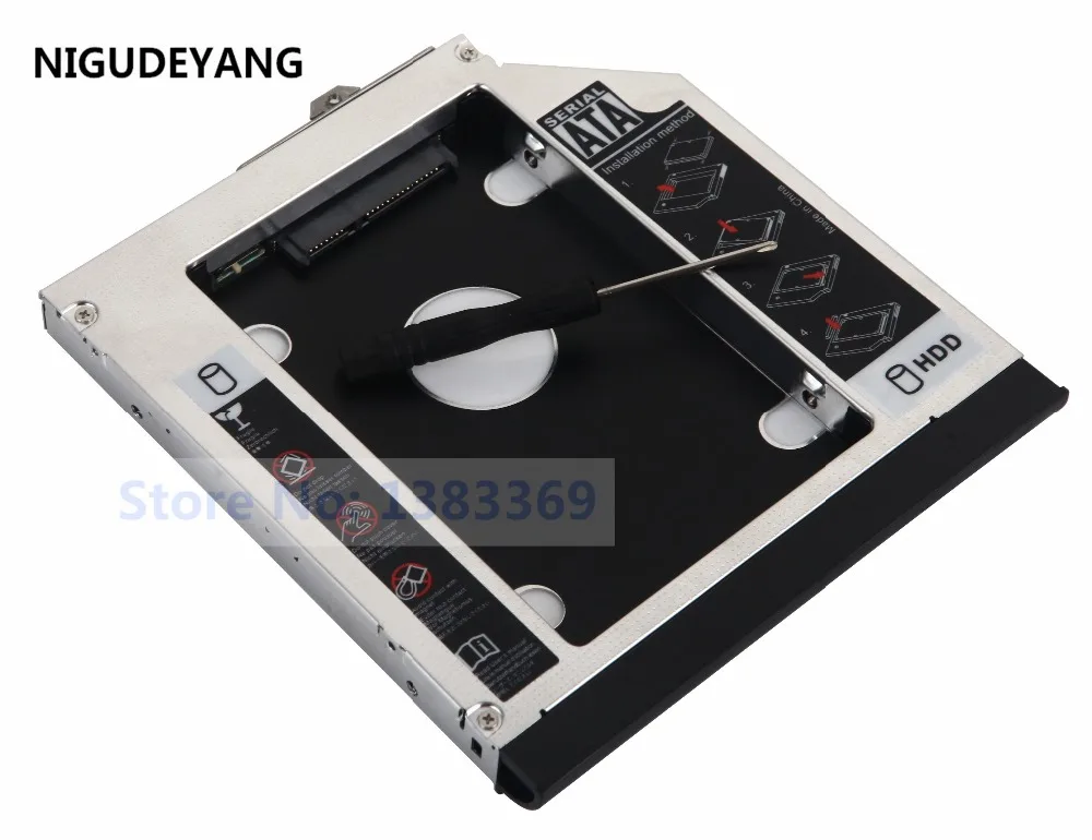 С рамкой Лицевая панель передняя 2 й HDD SSD SATA жесткий диск Caddy адаптер для HP ProBook 6440b