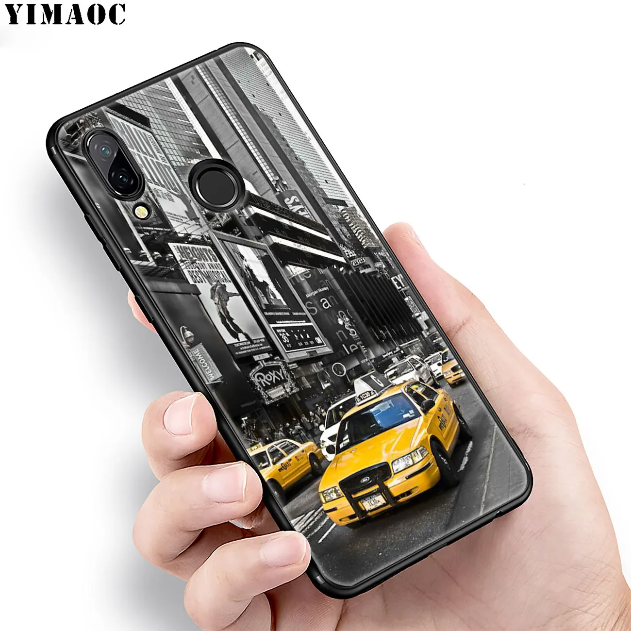 Мягкий силиконовый чехол YIMAOC для телефона Huawei Honor 20 Pro 8C 8X 8 9 9X 10 Lite 7X 7A черный |