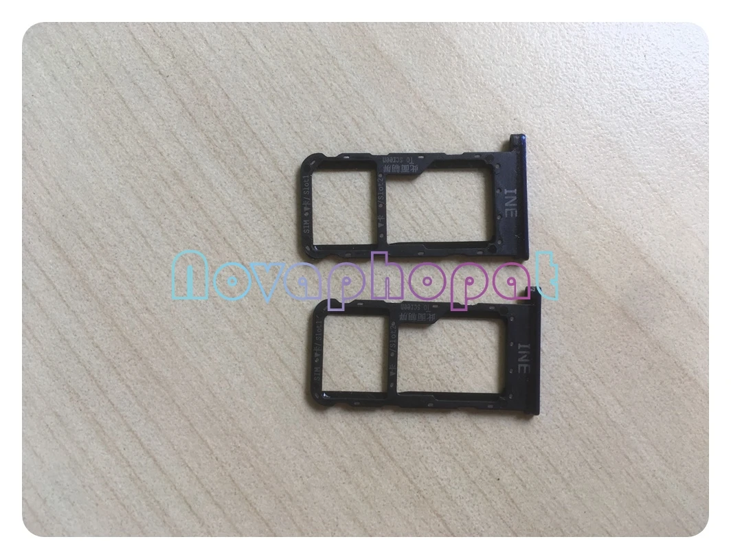 

10 шт. Novaphopat для huawei P Smart Plus / Nova 3i SIM-карты лоток держатель слот Micro SD Замена Адаптера гнезда;