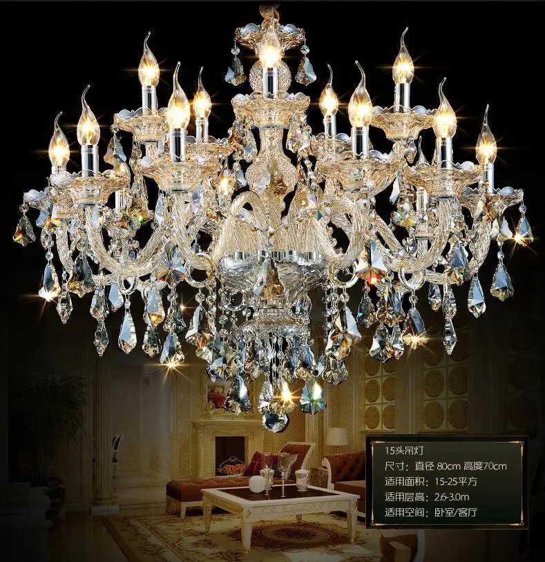 Современные хрустальные люстры Гостиная де cristal украшения Тиффани Подвески и