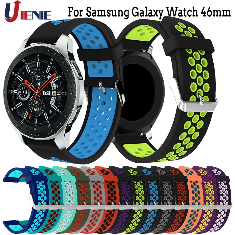 Ремешок для наручных часов Samsung Galaxy Watch 46 мм Gear S3 умный ремешок 22 силиконовый