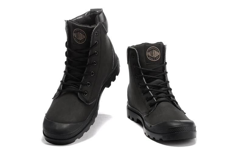 PALLADIUM Pampa/однотонные мужские ботильоны Ranger TP 75564; удобные высококачественные мужские повседневные ботинки на шнуровке; размеры 39-45