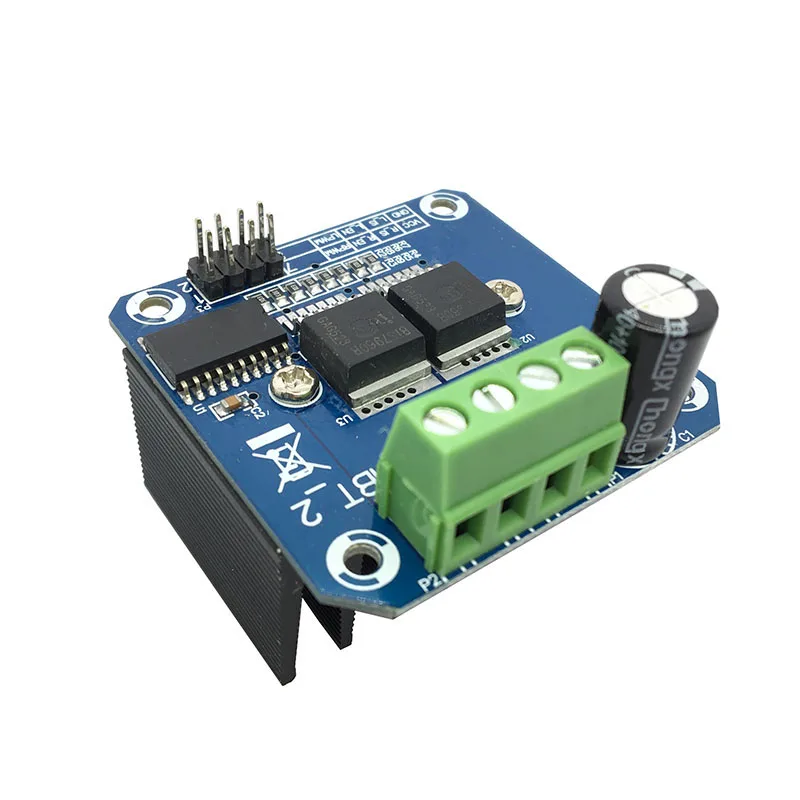 Двойной BTS7960 BTS7960B DC 43A Драйвер шагового двигателя Модуль 6 V 27 h мост PWM модуль