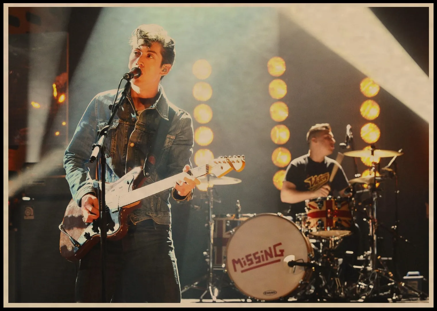 Rock band Arctic Monkeys Kraft Paper Posters Wall Home Bar Posters Home Decor Gift 03 - Цвет: 18