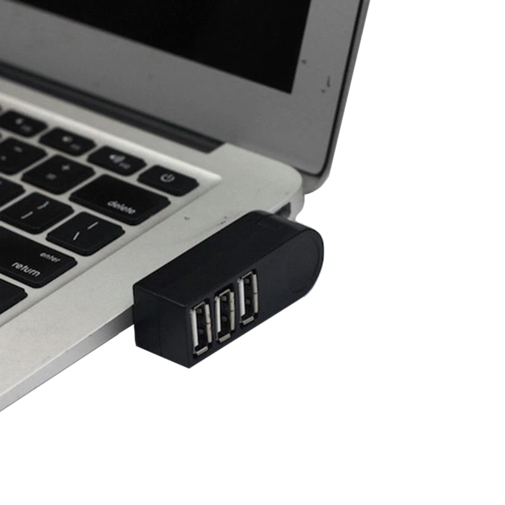 Вращающийся мини-разветвитель с 3 портами USB 0 адаптер-концентратор для ПК