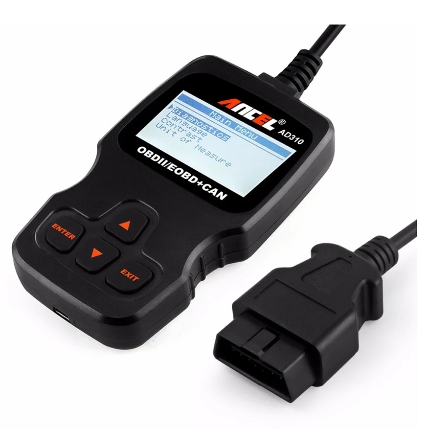 Ancel AD310 универсальный OBD2 OBDII EOBD сканер кода двигателя OBD 2 тестер авто инструмент
