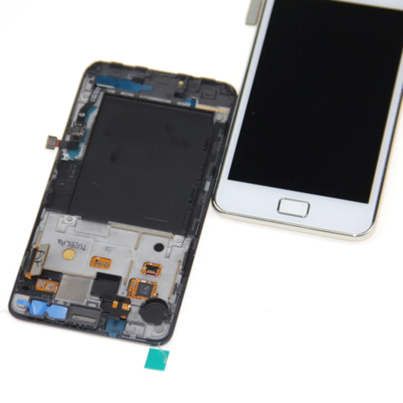For Samsung Galaxy S2 I9100 LCD Touch Screen for PLUS I9105 LCDS with Digitizer Assembly frame 100% tested working+Tools | Мобильные