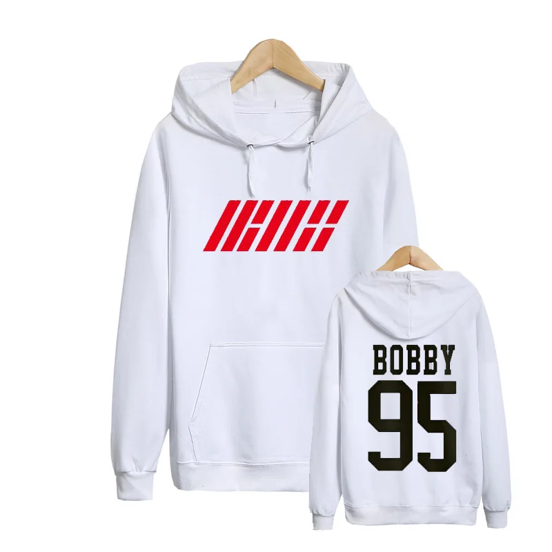 Vsenfo Kpop Толстовка альбом Ikon MY TYPE Bobby толстовки для мужчин и женщин унисекс толстовки с капюшоном Harajuku спортивный костюм джемпер Топы - Цвет: 14
