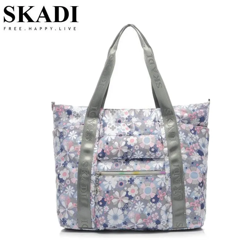 SKADI женские сумки тоут с принтом одуванчика водонепроницаемые пляжные летние