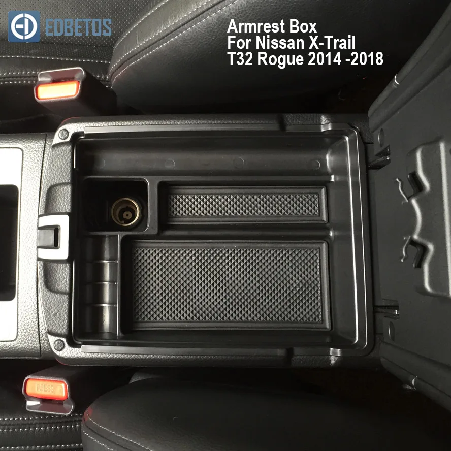Подлокотник коробка для хранения для Nissan X-Trail XTRAIL T32 Rogue центральная консоль перчаточный чехол лоток контейнер