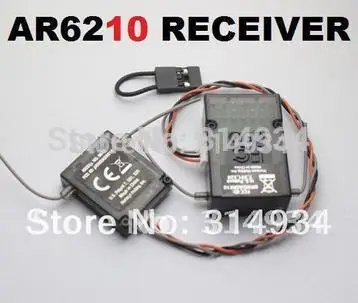 10 шт./лот AR6210 6CH приемник 2 4 ГГц для дистанционно управляемых вертолетов самолетов