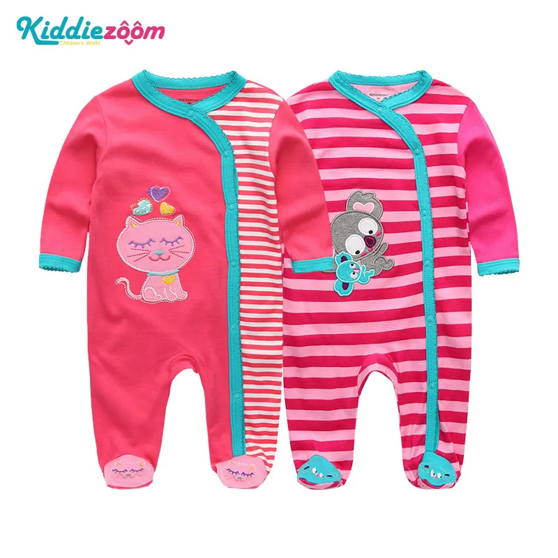 Костюмы комплекты для маленьких девочек одежда длинный рукав Ropa bebe 0-12 м