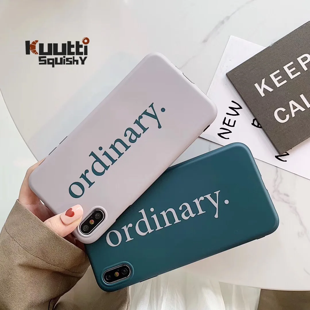Kuutti мягкие простые цветные обычные силиконовые чехлы для женщин и мужчин