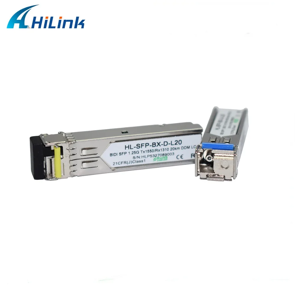 HL-GLC-BX-D/U-10D 1.25G BiDi SFP 10km LC/SC DDM Tx1310/Rx1550 Tx1550/Rx1310 | Мобильные телефоны и аксессуары