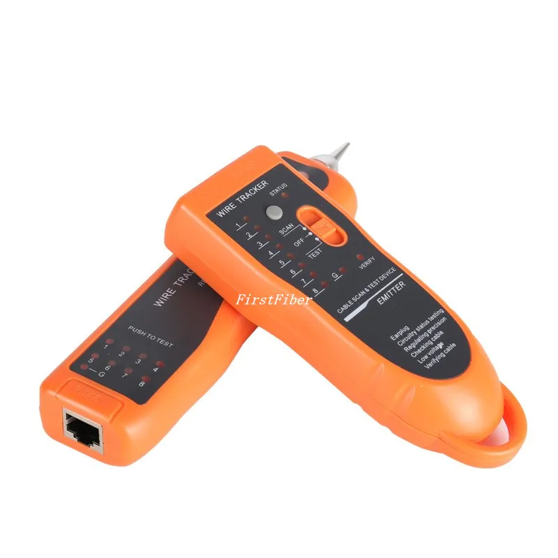 Тестер трассоискатель RJ11 RJ45 Cat5 Cat6 для телефонных проводов|Оптоволоконное