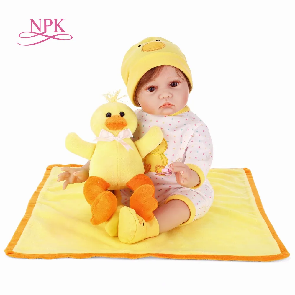 NPK 22 дюйма Reborn Dolls детские игрушки Милая принцесса DIY девочка подарки ребенок