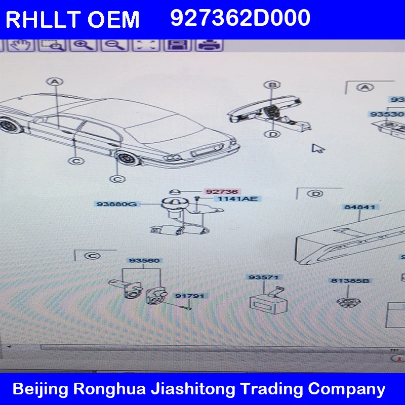 Переключатель крышки колодки для hyundai elantra XD 92736 2D000 4 шт.|Переключатели и рычаги