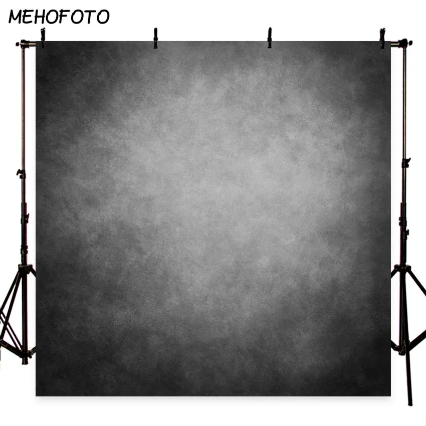 8x8 футов Виниловый фон для фотосъемки Черный Серый Винтажный текстурный