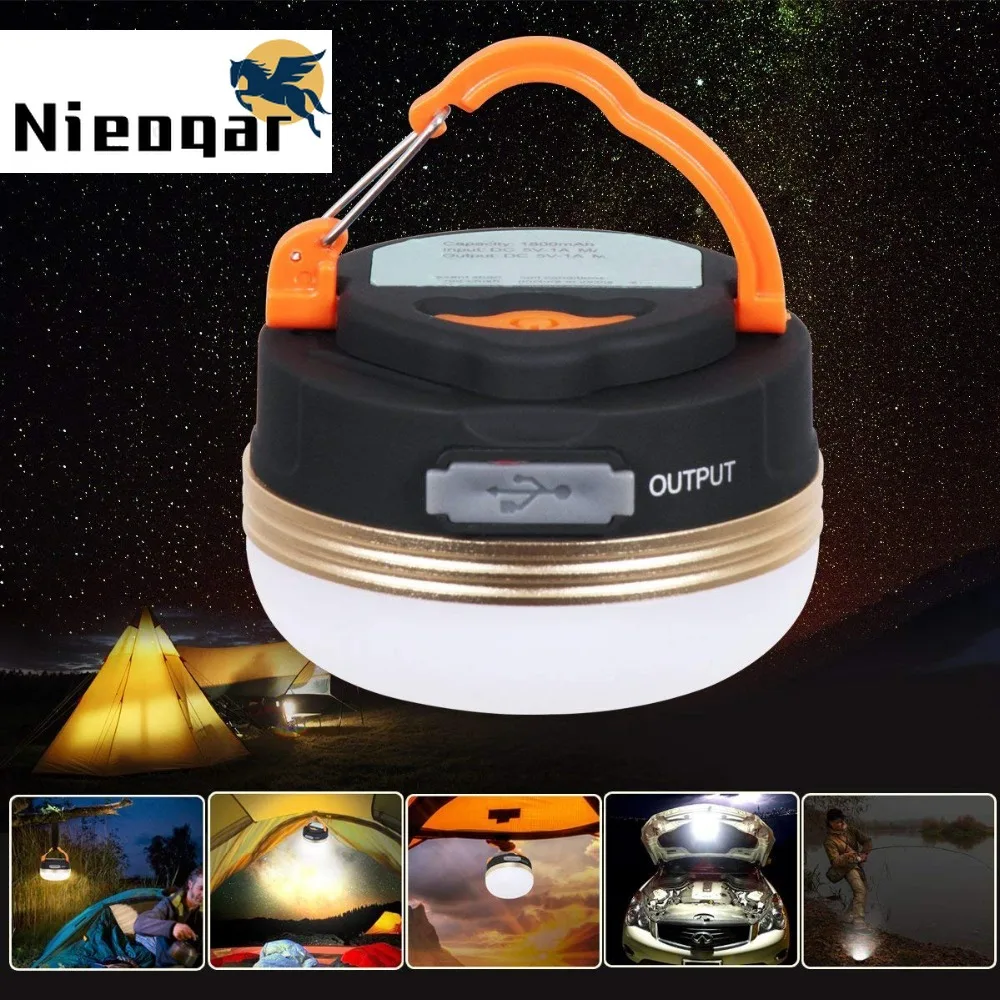 

Mini Portable Camping Lights 3W LED Camping Lantern Tents lamp Outdoor Hiking Night Hanging lamp USB Rechargeable Camping Tools