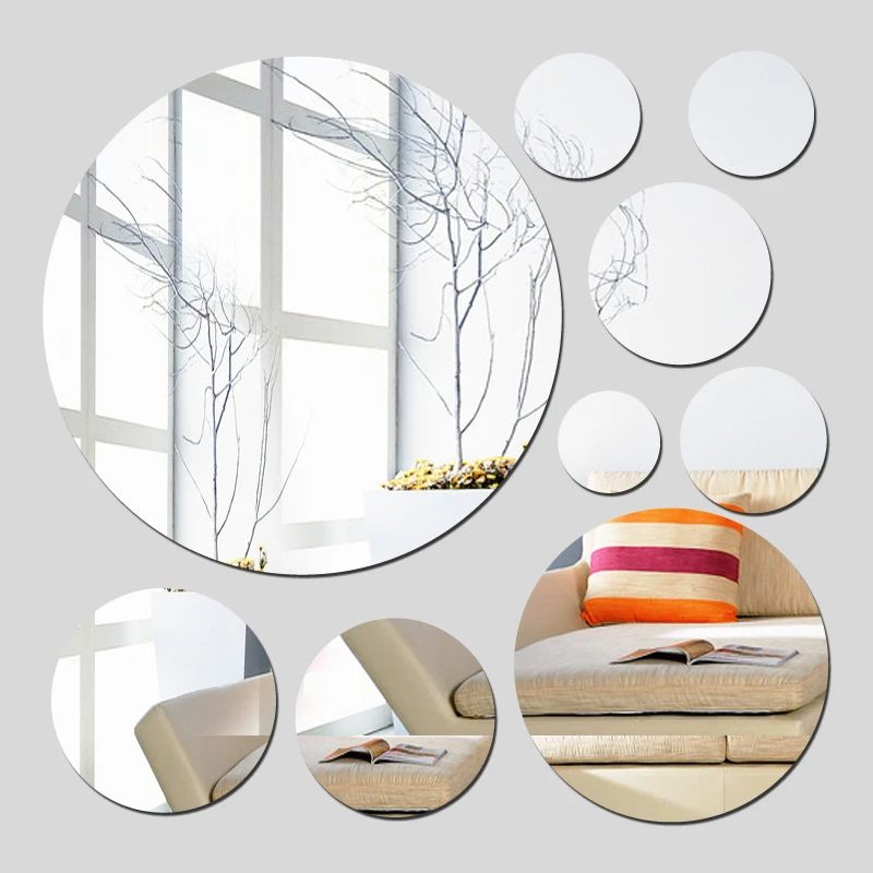 Новинка 2019 горячая Распродажа акриловые зеркальные наклейки на стену лошадь