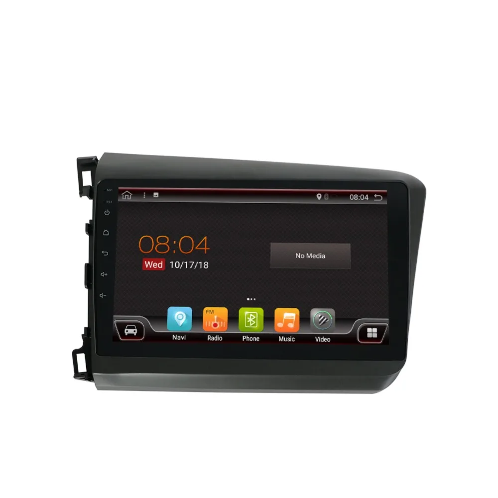 Bosion Android 10 0 автомобильный DVD плеер GPS навигация Мультимедиа для Honda Civic радио 2012 2Z015
