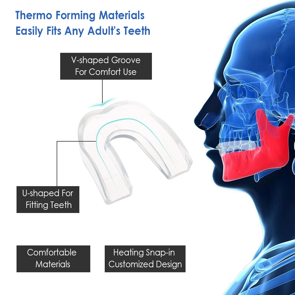 Двойной/один подтяжки мундгард для взрослых Спорт Капа футбола бокса баскетбола