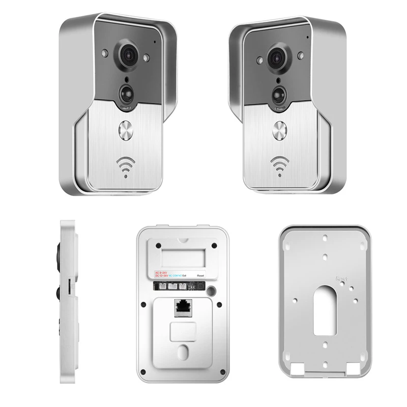 WI FI видео телефон двери с Android ISO App/RFID и код клавиатуры дверной звонок поддержка