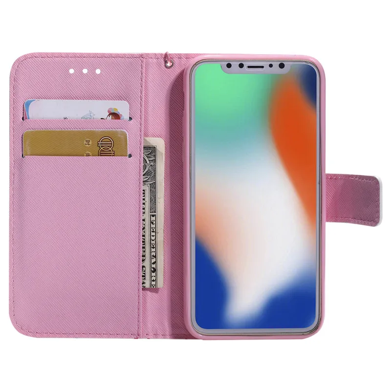 6 видов стилей 3D Модный чехол для iphone X 8 7 S 5S SE подставка Флип кожаный plus | Мобильные