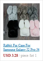 Чехол из кроличьего меха для Samsung Galaxy J2 Pro J4 Prime J6 Plus J8 J3 J7 J5 чехол на 6 Nxt J1 Ace Mini Core теплый чехол
