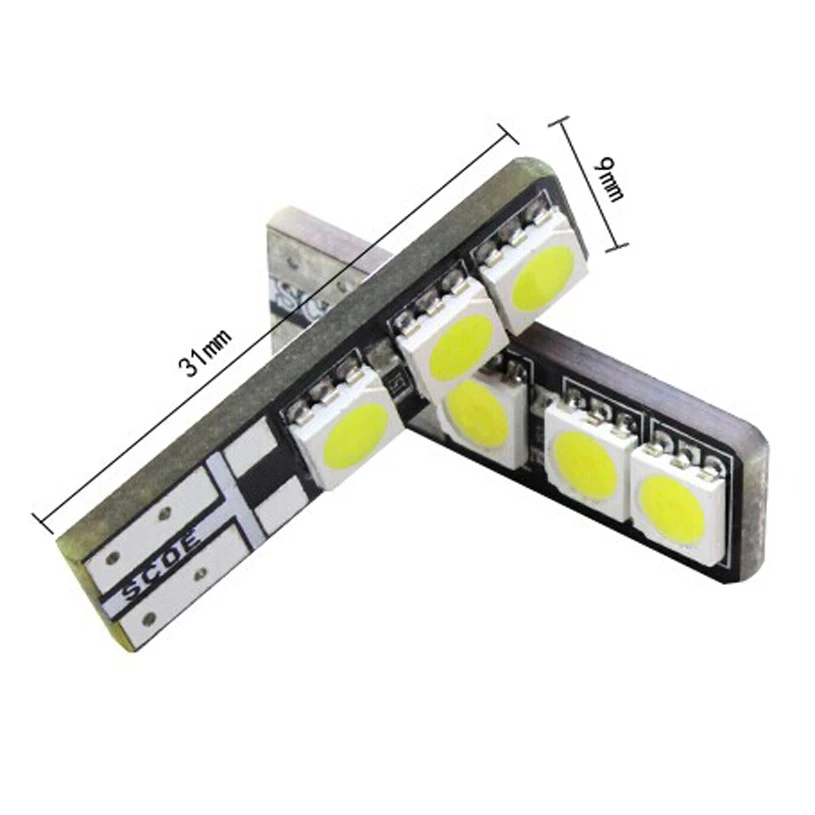 SCOE автостайлинг 2x6SMD светодиодная лампочка габаритные огни источник света