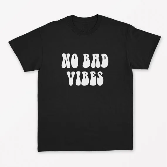 Футболка Sugarbaby No Bad Vibes Винтажная футболка рубашка 70-х мир и любовь Woodstock унисекс