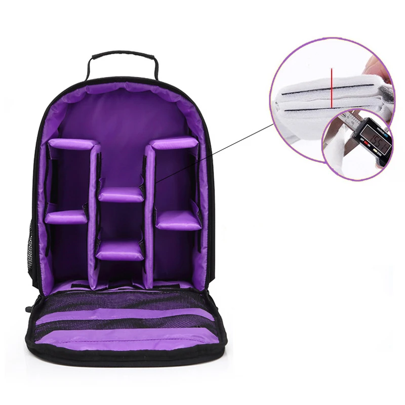 Wennew DSLR Камера сумка рюкзак для фотографа рюкзаки чехол Nikon D7500 D7200 D7100 D5600 D5500 D5300 D5200