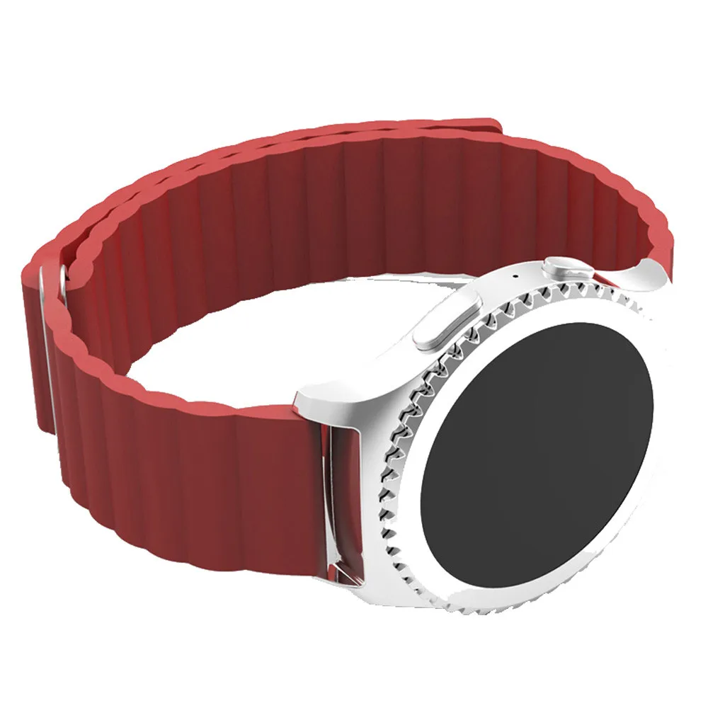 Кожаный ремешок для часов с петлей Samsung Gear S2 классический браслет 732 спортивные