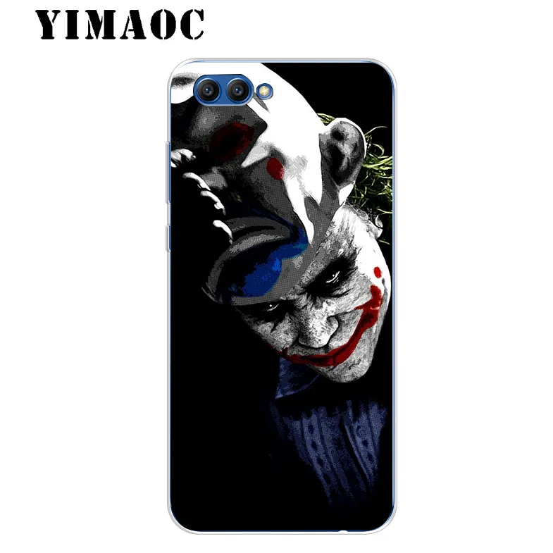Джокер Темный рыцарь мягкий чехол для huawei Коврики 20 10 P30 P20 P10 P9 P8 2015 2016 2017 P Smart Lite рro