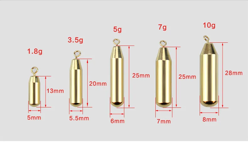 10 шт./пакет медное грузило рыболовные Вертлюги свинцовые каменистые противовес