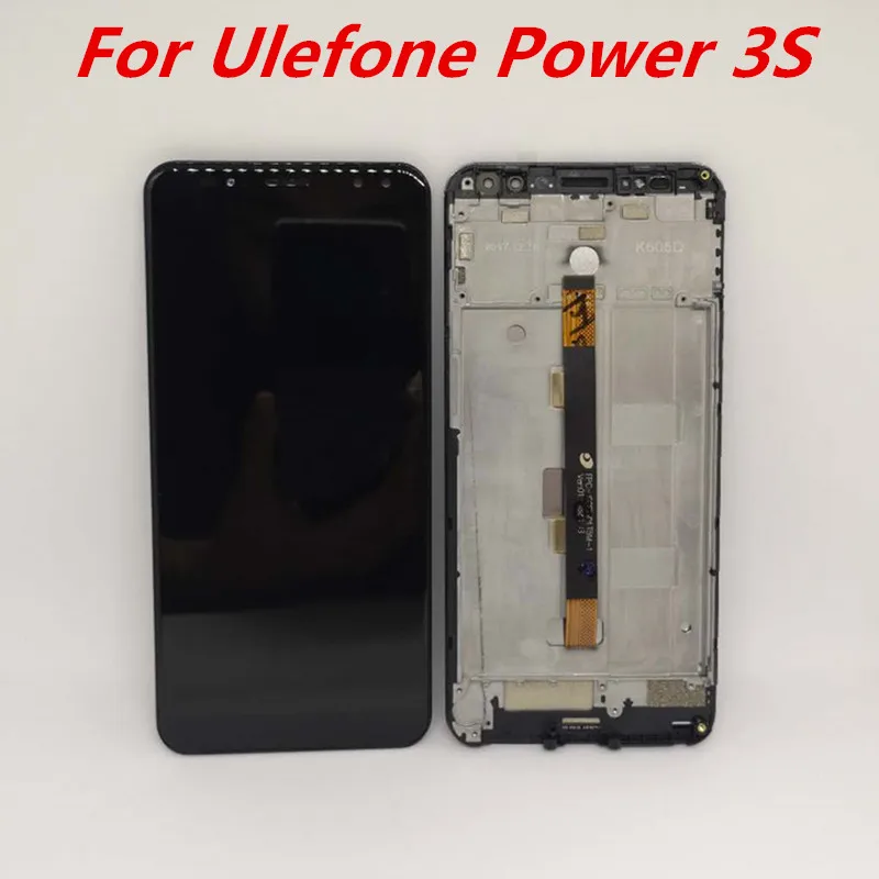 Сменный ЖК дисплей с рамкой для Ulefone Power 3 3S 6 0 дюйма|Экраны мобильных телефонов| |
