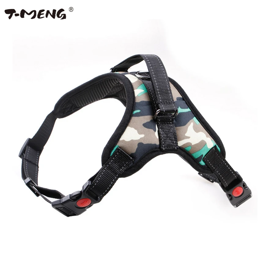 Женский жилет портупея для средних и больших собак светоотражающая камуфляжная