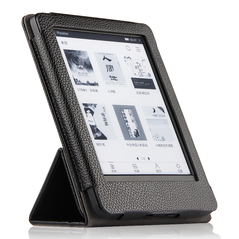 Высококачественный чехол подставка из натуральной кожи защитный для Amazon Kindle 2016