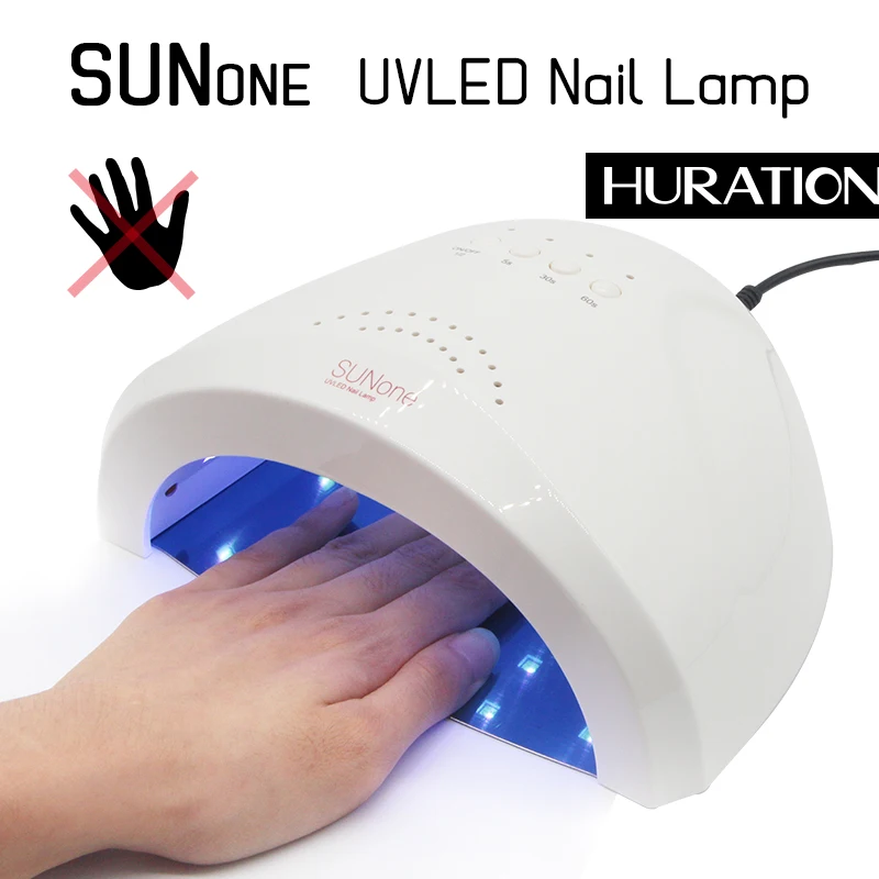УФ светодиодная лампа для сушки ногтей новинка 48 Вт Белый Портативный