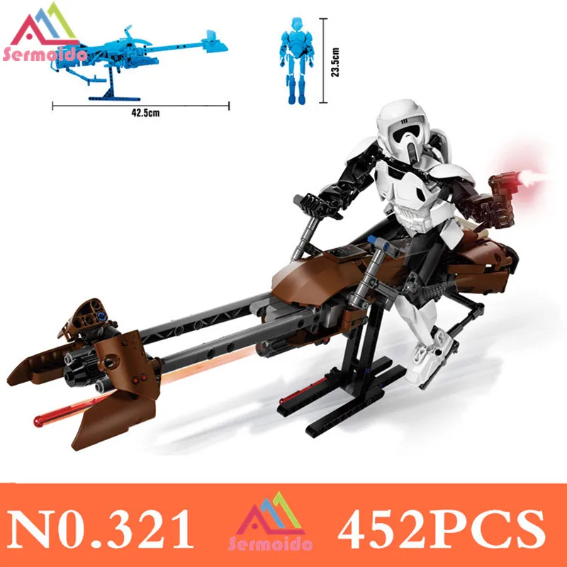 Звездные войны SOLO Range Trooper Darth Maul блоки игрушки Jango Phasma Дарт Вейдер фигурка |