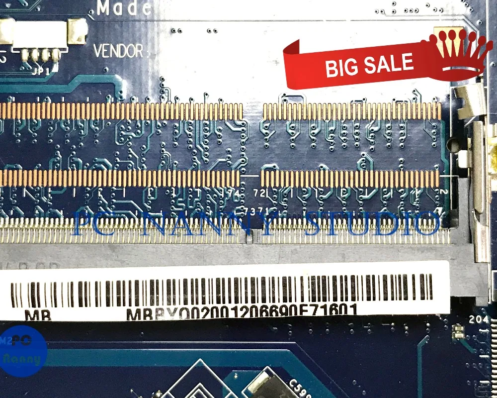 PC Няня для acer Aspire 7750 Материнская плата ноутбука MBBY002001 LA-6911P HM65 DDR3 испытания |