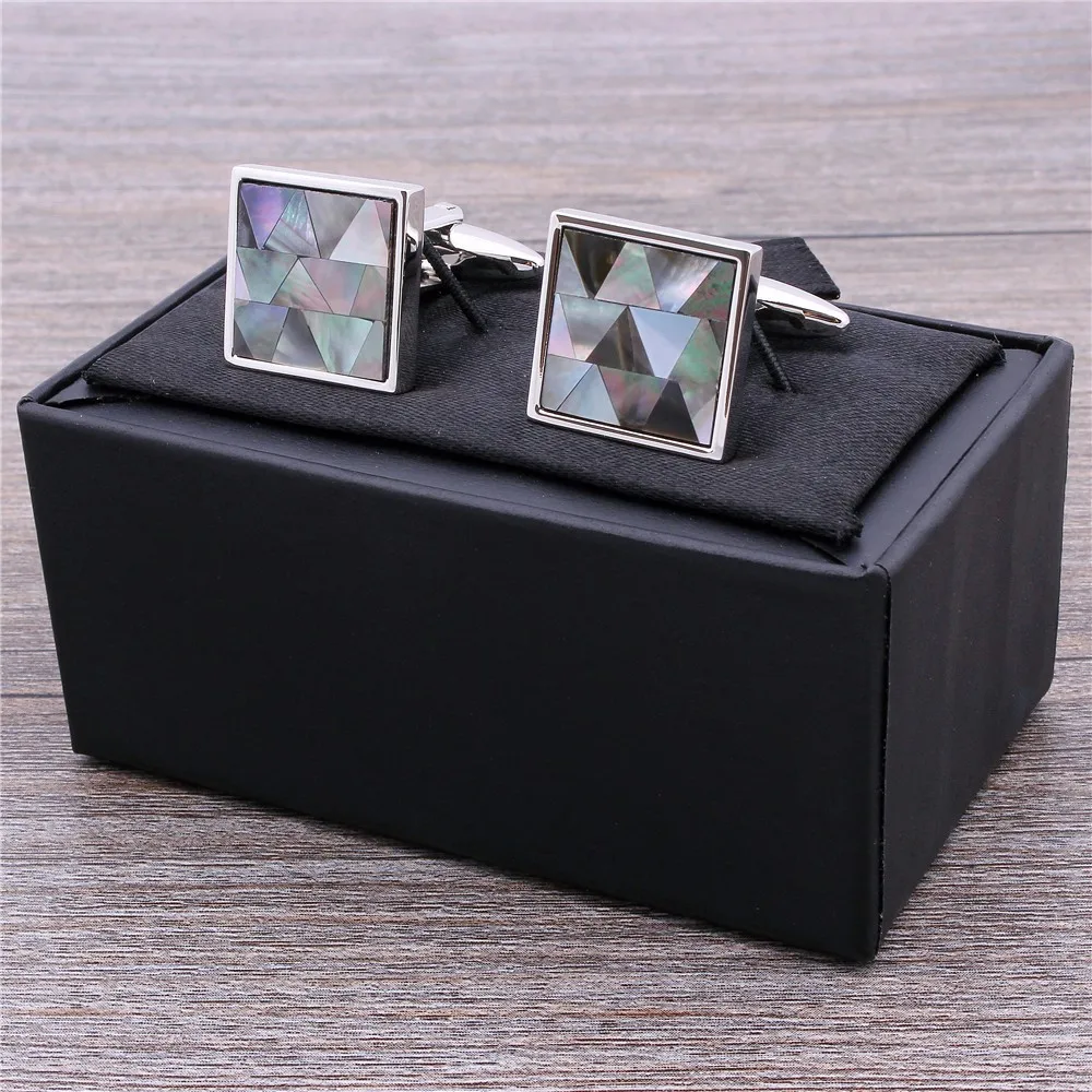 HAWSON ювелирные изделия смешанная разноцветная ракушка запонки для рубашки