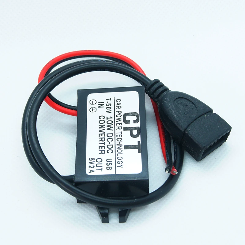 7-50V 12V 24V 36V 48V поворот 5V2A DC-DC понижающий автомобильный усилитель мощности, технология водонепроницаемый USB